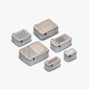 Monos  Travel Packing Cubes Set - Grey 5 Piece